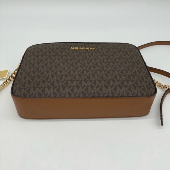 Michael Kors Large EW Crossbody Bag Brown - Picture 4 of 11